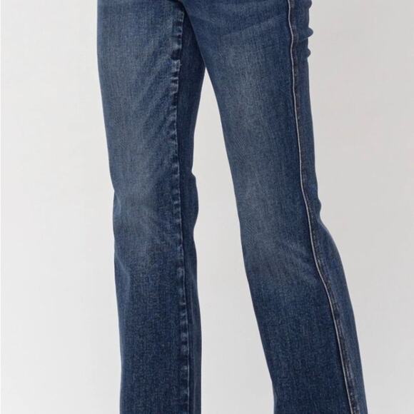 NWT JUDY BLUE MID-RISE  SLIM- BOOT JEANS 0/24 - Picture 10 of 10